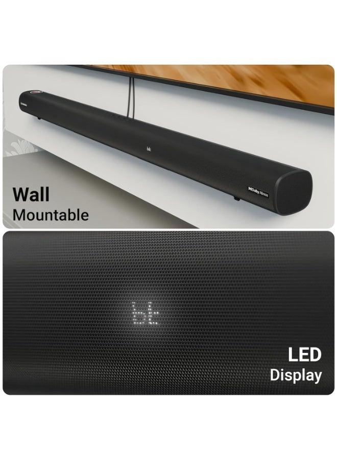 Zebronics 900 Watts Soundbar, 7.1.2 CH, Dolby Atmos, 12" Wireless Subwoofer, Home Theatre, Bluetooth v5.3, TV eARC, Optical, AcoustiMax Audio Technology, Premium Finish (Juke Bar 9920) - Image 3